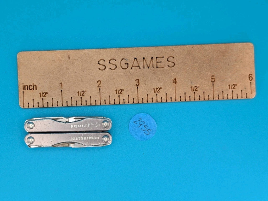 Leatherman Squirt S4 Multi-Tool, Key Ring, Retired, GRAY!