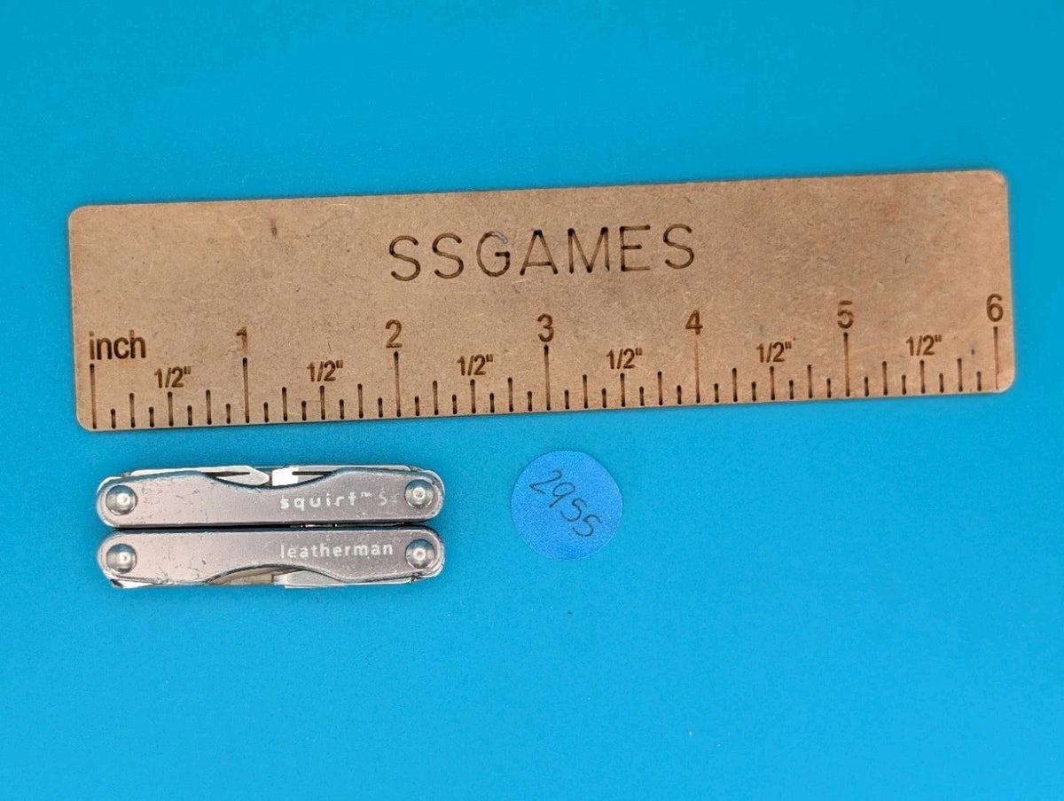 Leatherman Squirt S4 Multi-Tool, Key Ring, Retired, GRAY!