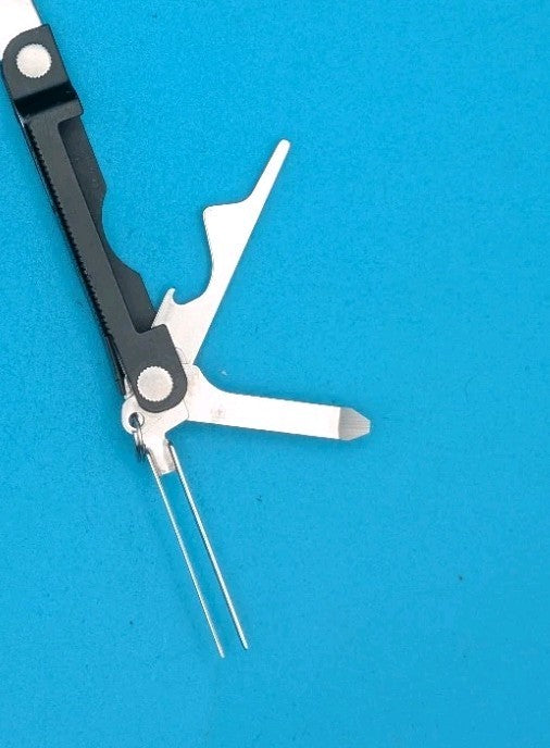 Leatherman Micra Multi-Tool, Knife, Scissors, Key Ring, Black