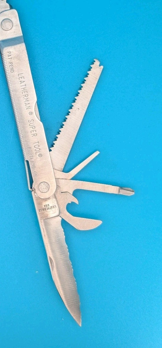 Leatherman Super Tool Multi Function Tool Pliers, Stainless, 02/98 Date