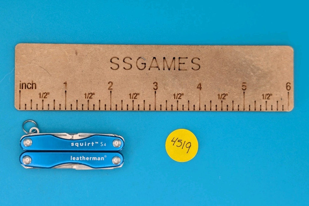 Leatherman Squirt S4 Multi-Tool, Key Ring, Retired, BLUE!