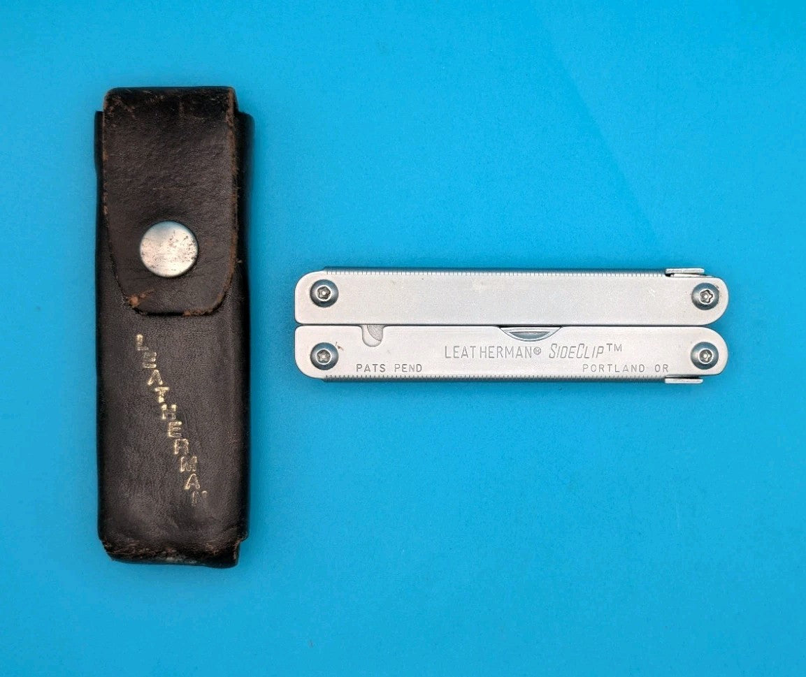 Leatherman SideClip Multi-Tool! With Sheath! 06/98 DATE STAMP! RARE!