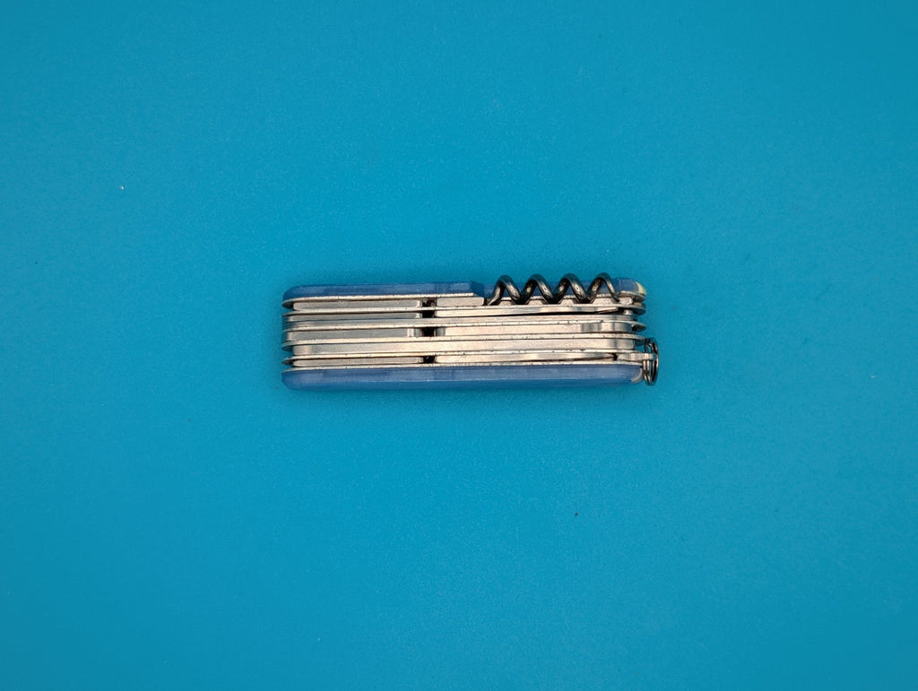 Victorinox Champion Swiss Army Knife Multi Tool! Firefly Blue Glow in the Dark!