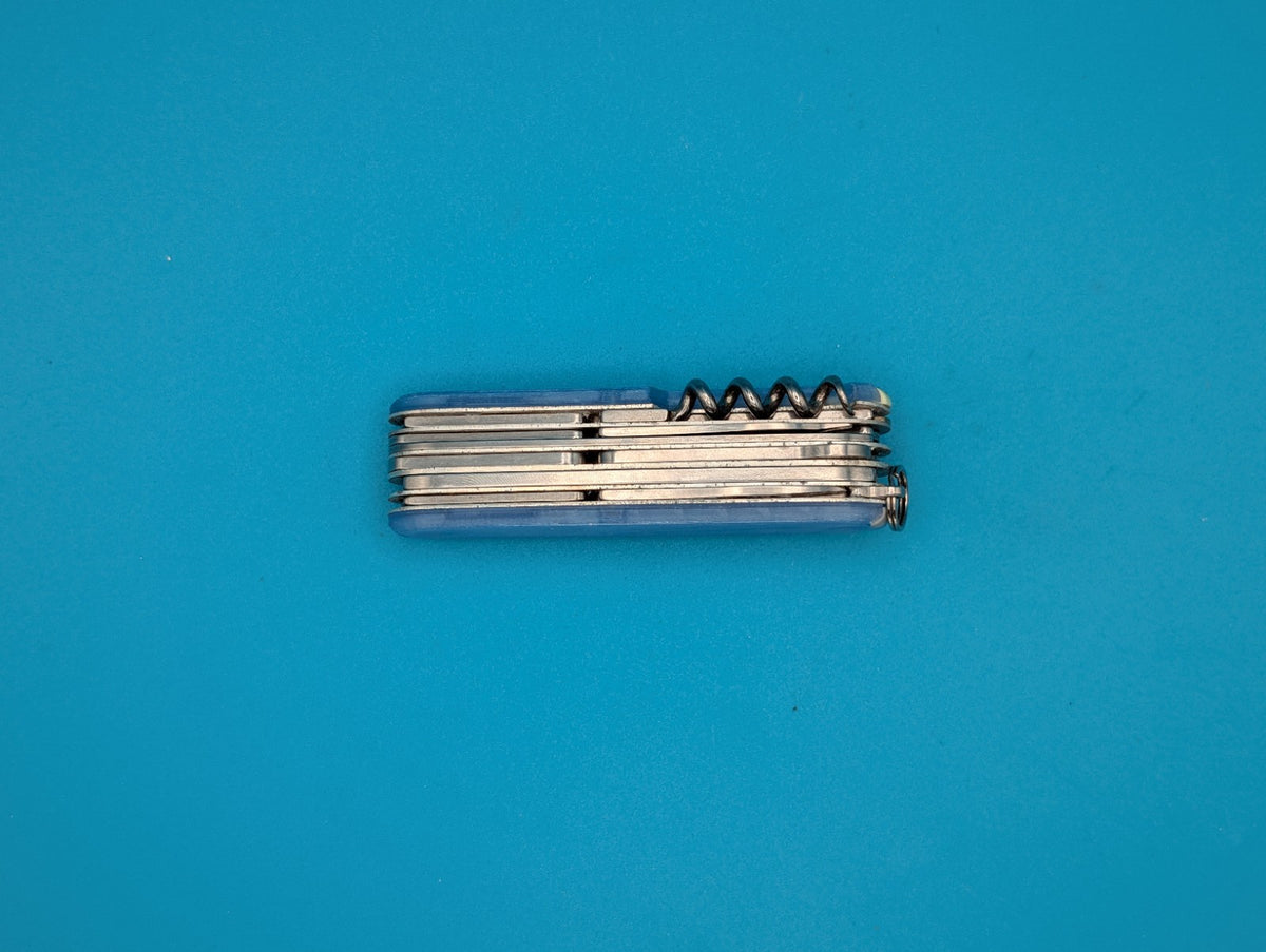 Victorinox Champion Swiss Army Knife Multi Tool! Firefly Blue Glow in the Dark!