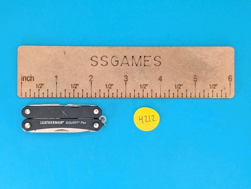 Leatherman SQUIRT PS4 Multi-Tool With Pliers Scissors Knife BLACK!