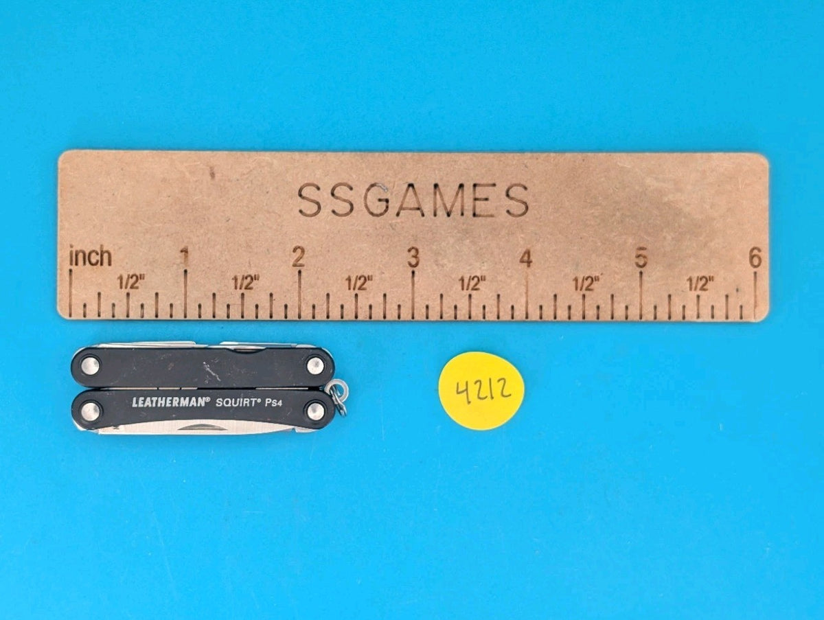 Leatherman SQUIRT PS4 Multi-Tool With Pliers Scissors Knife BLACK!