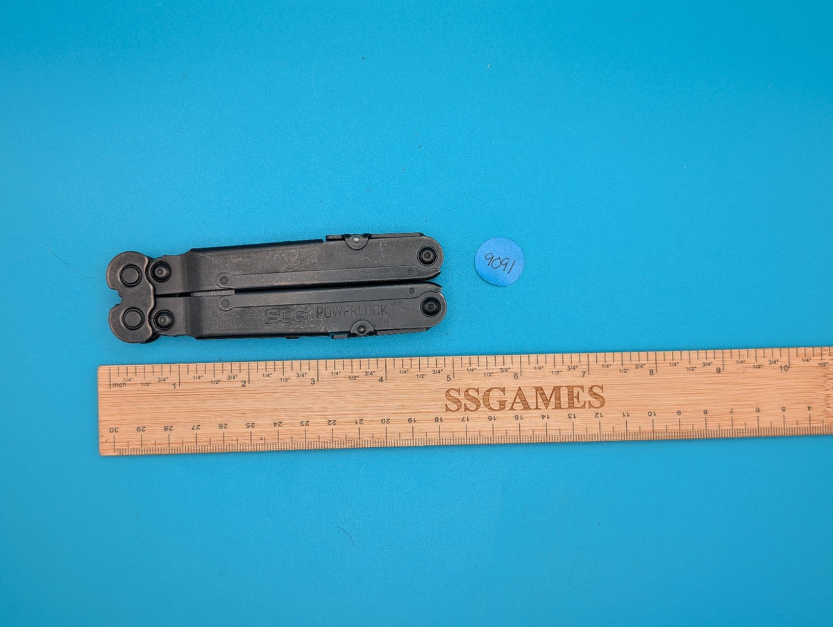 SOG PowerLock Multi Tool! WITH SHEATH! BLACK!!!