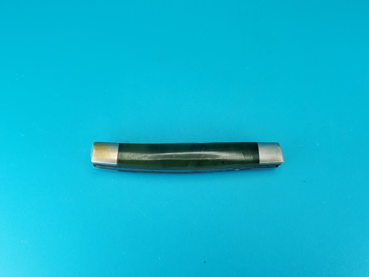 Vintage Western USA 441 Two Blade Pocket Knife! Green Handle!