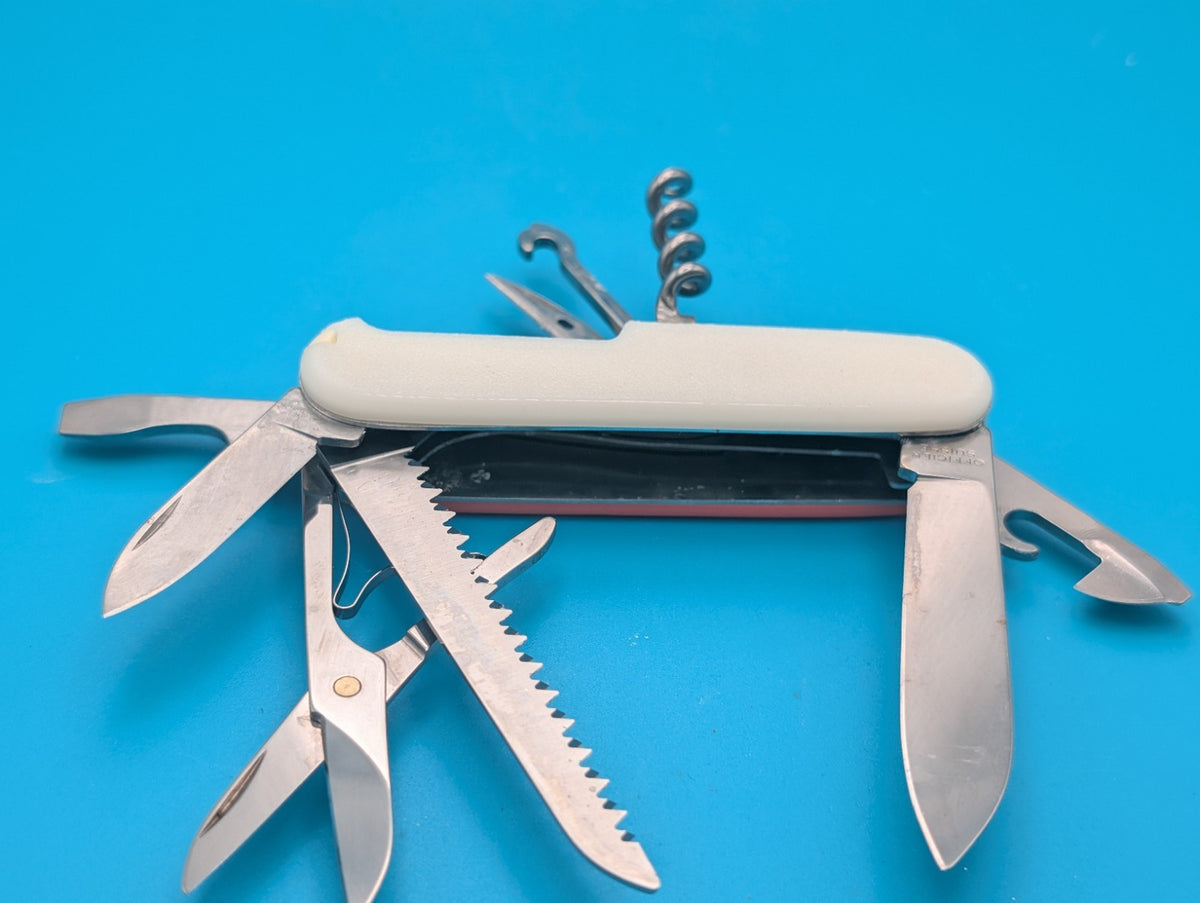 Custom Victorinox Huntsman Glow in the Dark Swiss Army Knife Multi Tool!