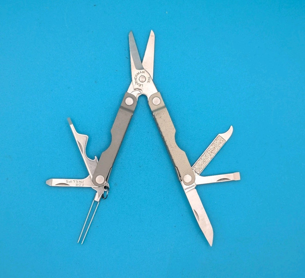 Leatherman Micra Multi-Tool, Knife, Scissors, Key Ring, Winter Fog!