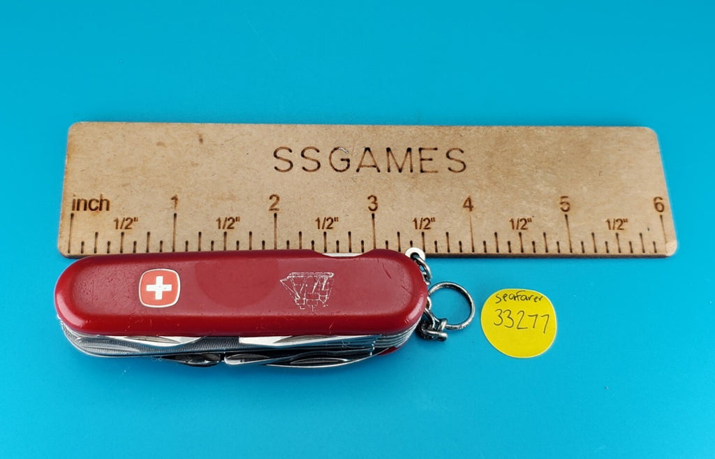 Wenger Seafarer Red Swiss Army Knife Multi Tool! 85mm