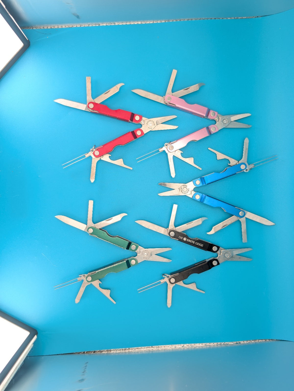 Leatherman Micra Multi-Tool Knife Scissors Key Ring! MIXED COLORS! LOT OF 5!