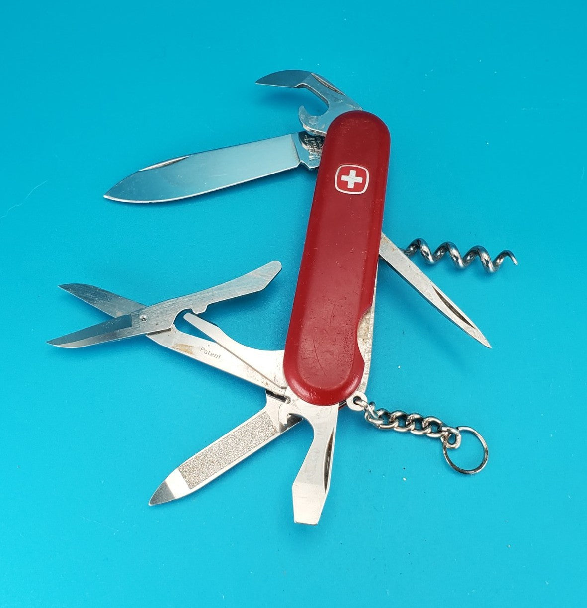 Wenger Traveler Red Swiss Army Knife Multi Tool!