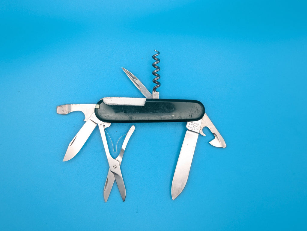 Vintage Victorinox Victoria 91mm Climber Swiss Army Knife Multi Tool!