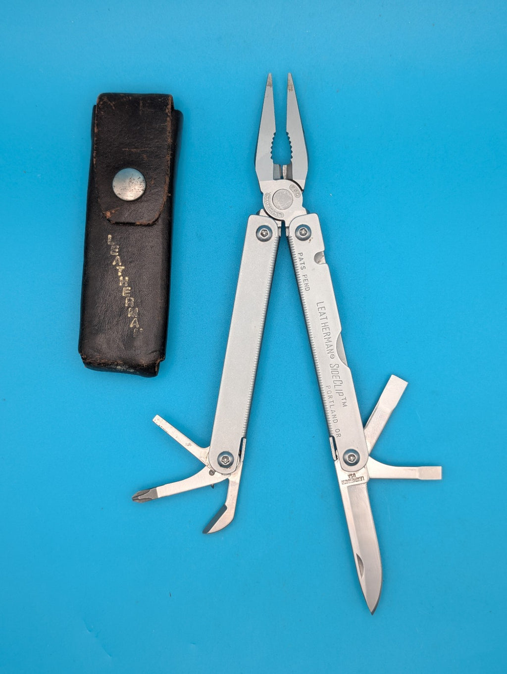 Leatherman SideClip Multi-Tool! With Sheath! 06/98 DATE STAMP! RARE!