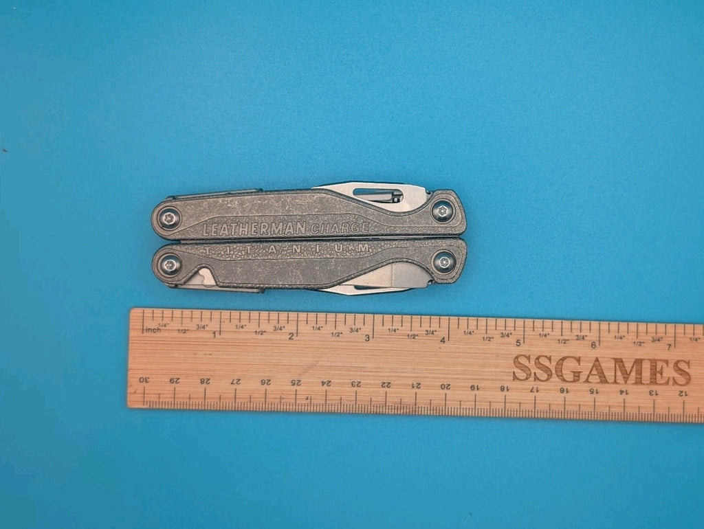 Retired New Leatherman Charge+ TTi Titanium Multi-Tool S30V Nylon Sheath