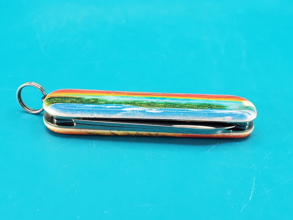 Victorinox Classic SD Yellowstone Prismatic Lake Swiss Army Knife Multi Tool!