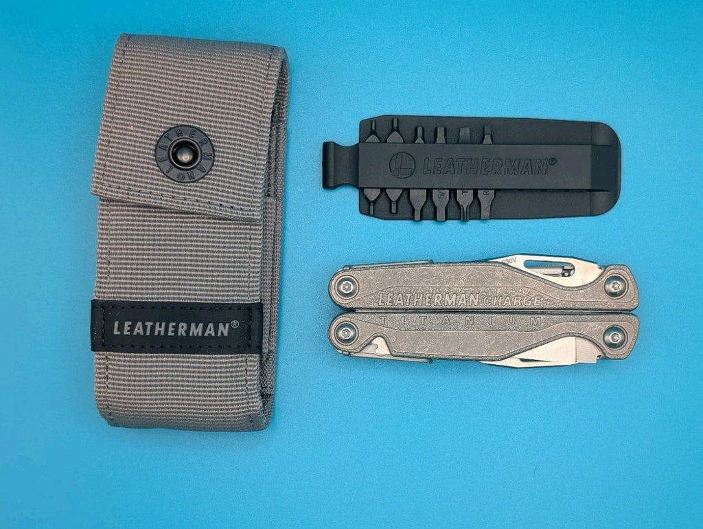 Retired New Leatherman Charge+ TTi Titanium Multi-Tool S30V Nylon Sheath