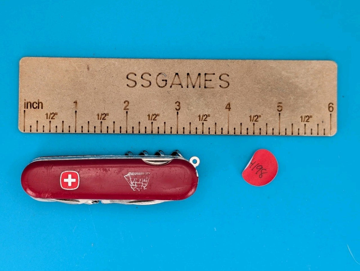 Vintage Wenger Seafarer Red Swiss Army Knife Multi Tool! 85mm