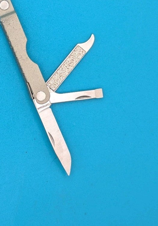 Leatherman Micra Multi-Tool, Knife, Scissors, Key Ring, Winter Fog!