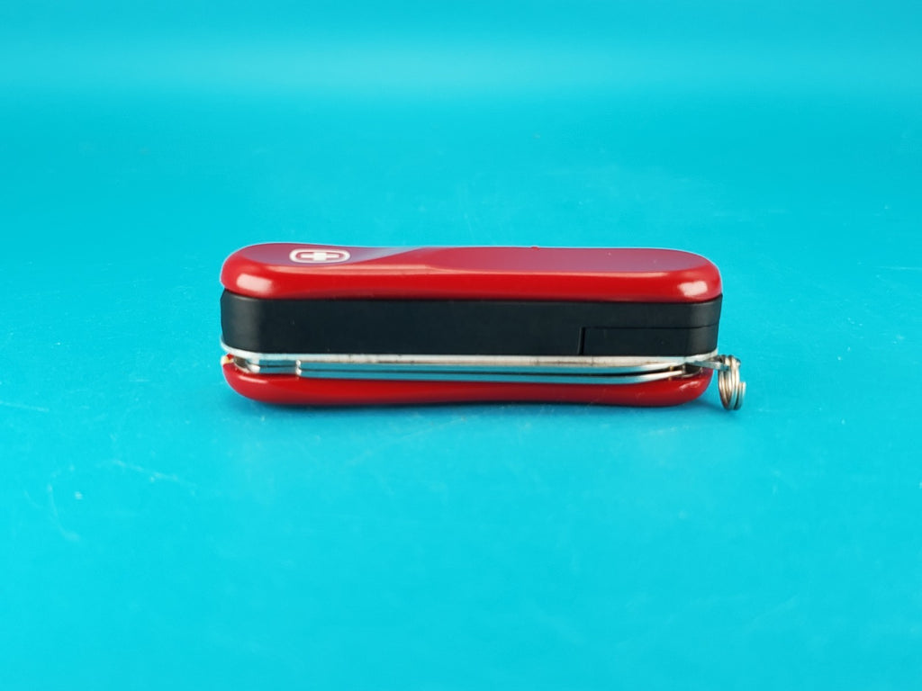 Wenger Nail Clip 580 Swiss Clipper Folding Pocket Knife Multi Tool! RED!