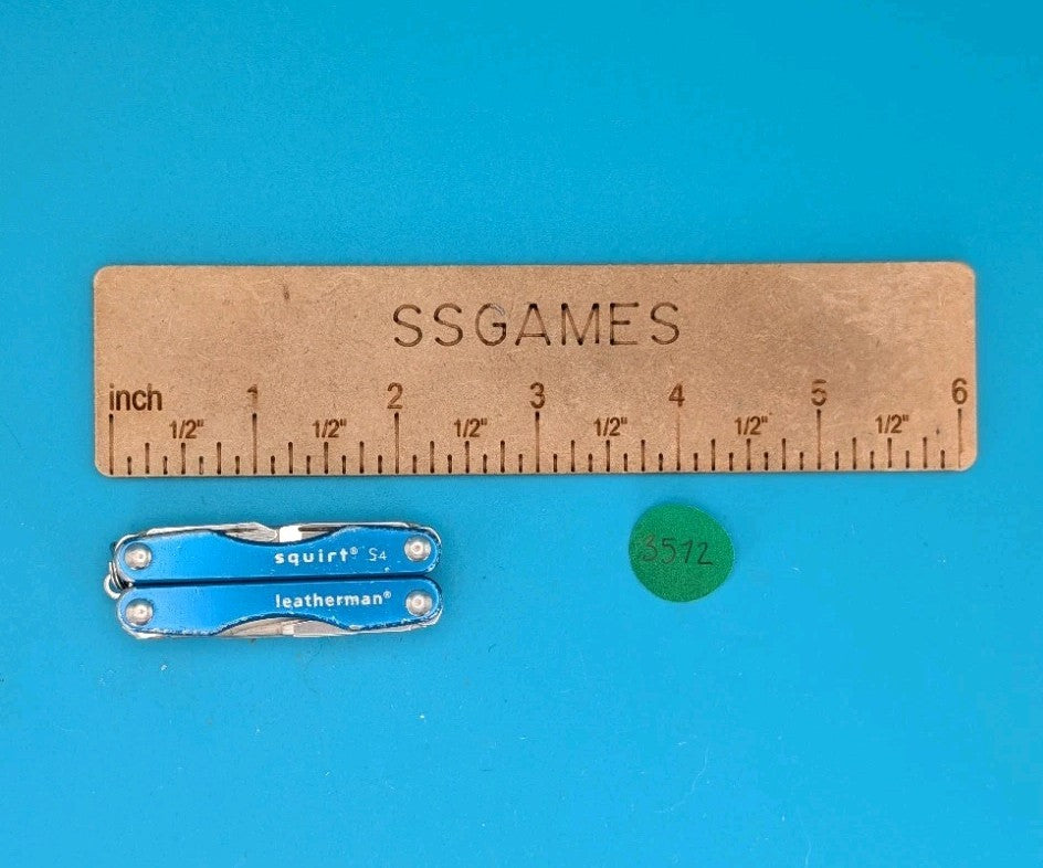 Leatherman Squirt S4 Multi-Tool, Key Ring, Retired, BLUE!