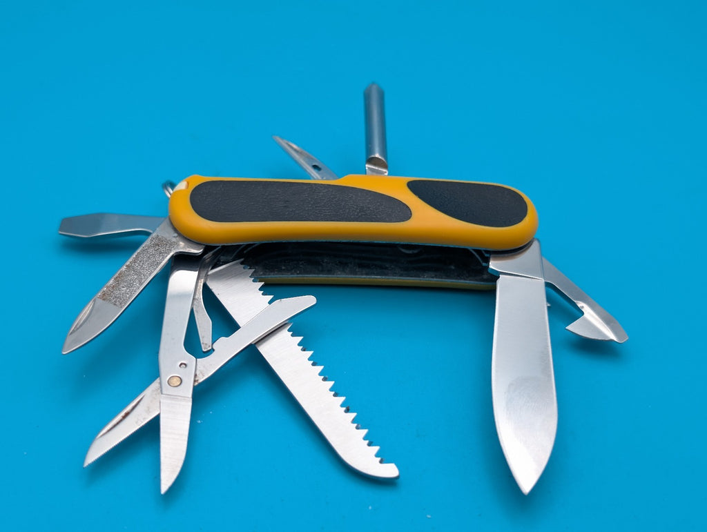 Victorinox EvoGrip S18 Yellow & Black Swiss Army Knife Multi Tool