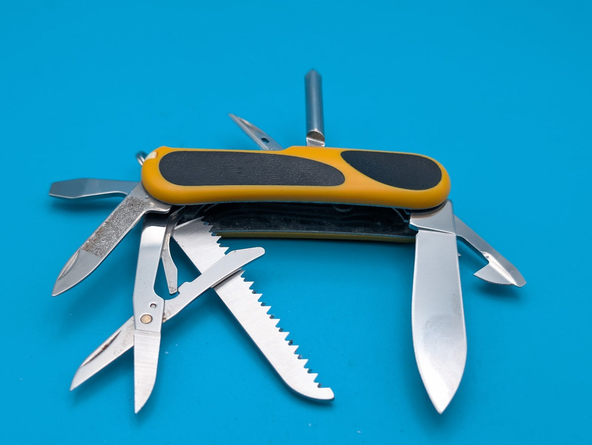 Victorinox EvoGrip S18 Yellow & Black Swiss Army Knife Multi Tool