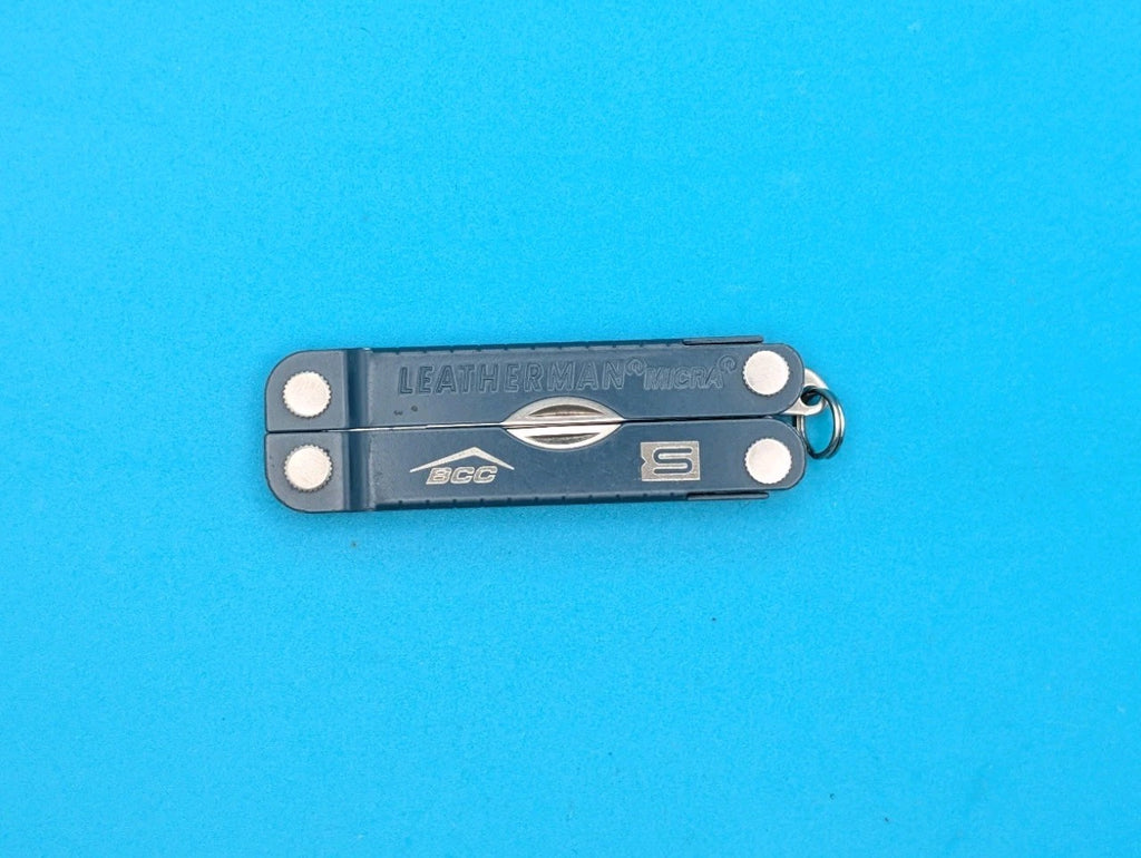 Leatherman Micra Multi-Tool, Knife, Scissors, Key Ring, Blue! *BCC*