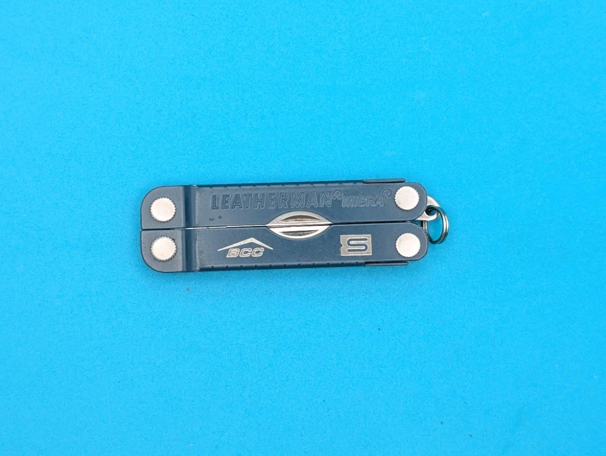 Leatherman Micra Multi-Tool, Knife, Scissors, Key Ring, Blue! *BCC*