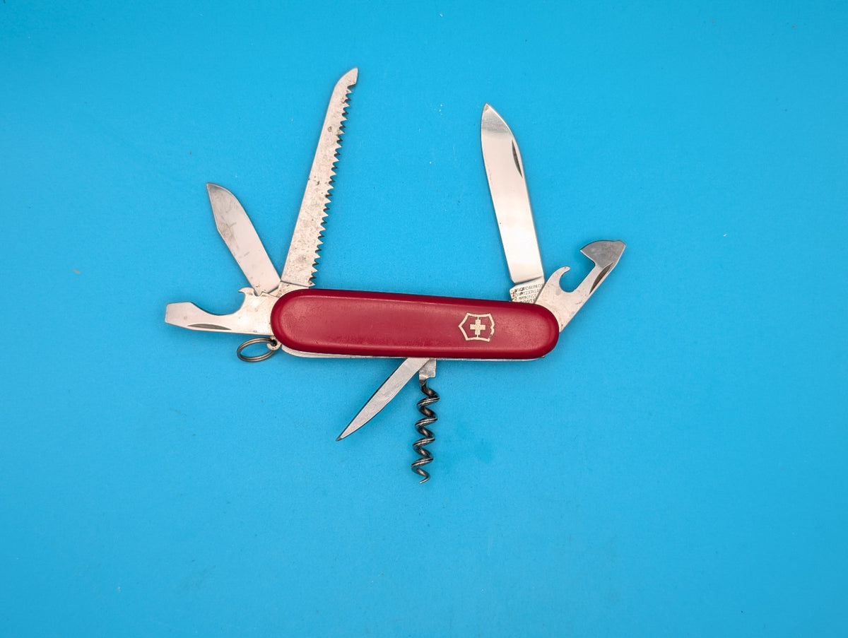 Vintage Victoria Victorinox Economy Camper Swiss Army Knife Multi Tool!