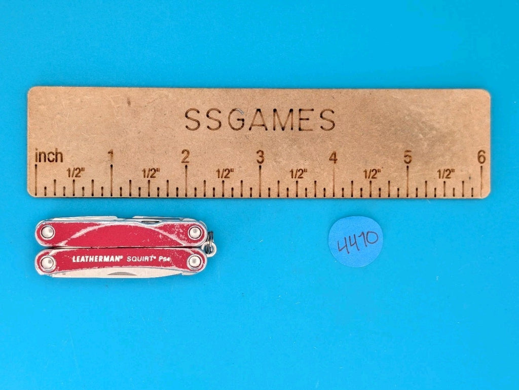 Leatherman SQUIRT PS4 Multi-Tool With Pliers Scissors Knife RED!