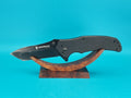 MODEONE KNIVES MO-FK-003-6 Plain Edge Frame Lock Black Folding Pocket Knife!
