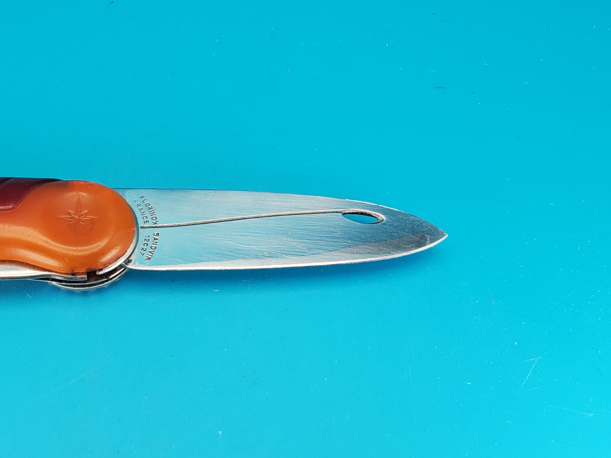 RARE FLORINOX FRANCE LE KOOTO DESIGN BY BARRE WHEEL OPENER LINERLOCK KNIFE!