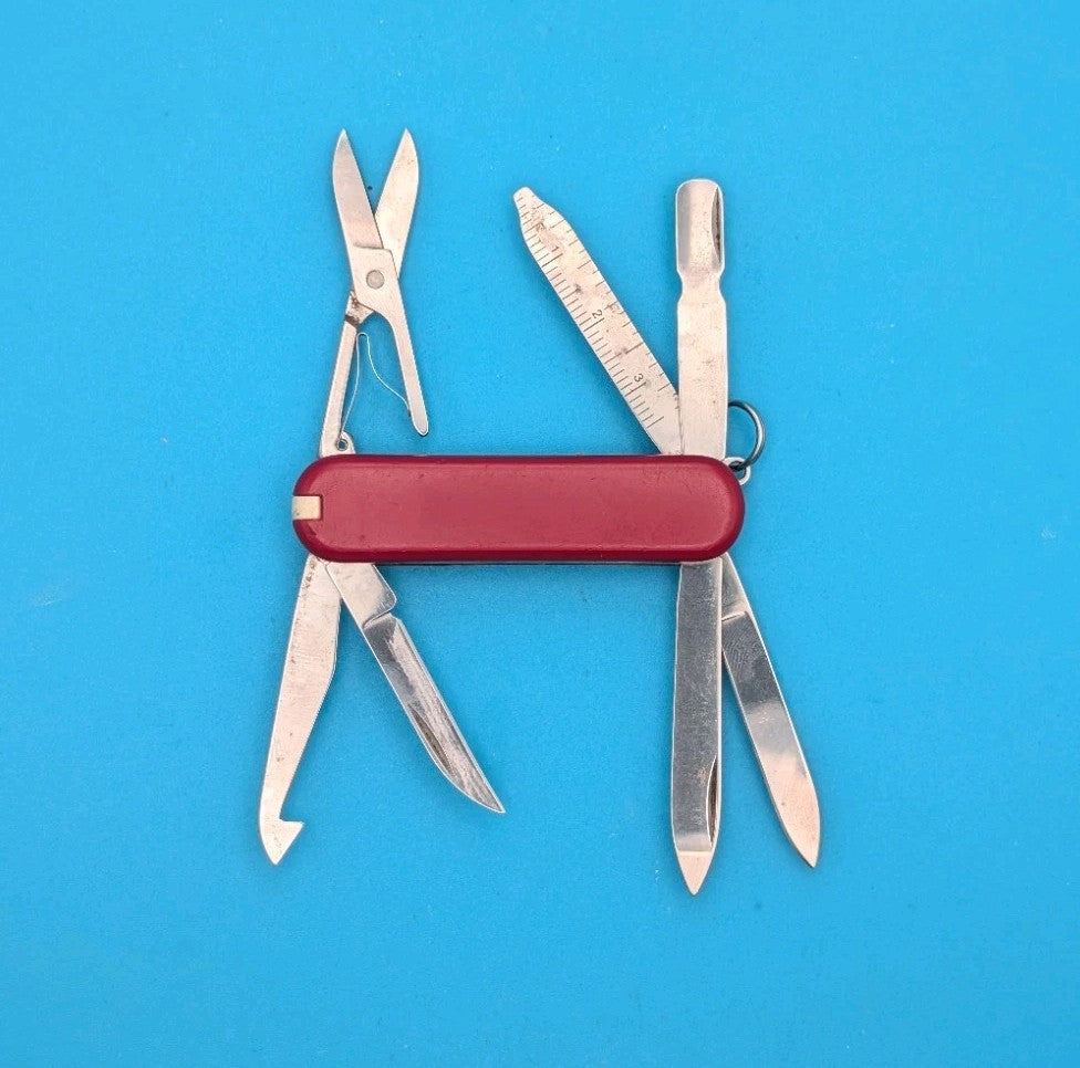 Victorinox Original MiniChamp Swiss Army Knife Multi Tool! RED!