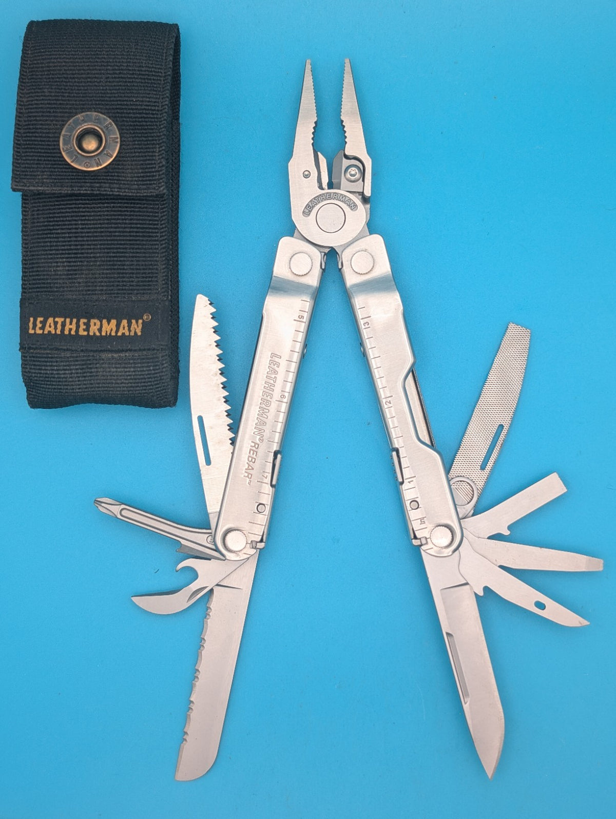 Leatherman Rebar Multi-Tool! Stainless! With Sheath!