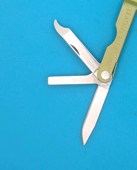 Leatherman Micra Multi-Tool, Knife, Scissors, Key Ring, Lime Green!
