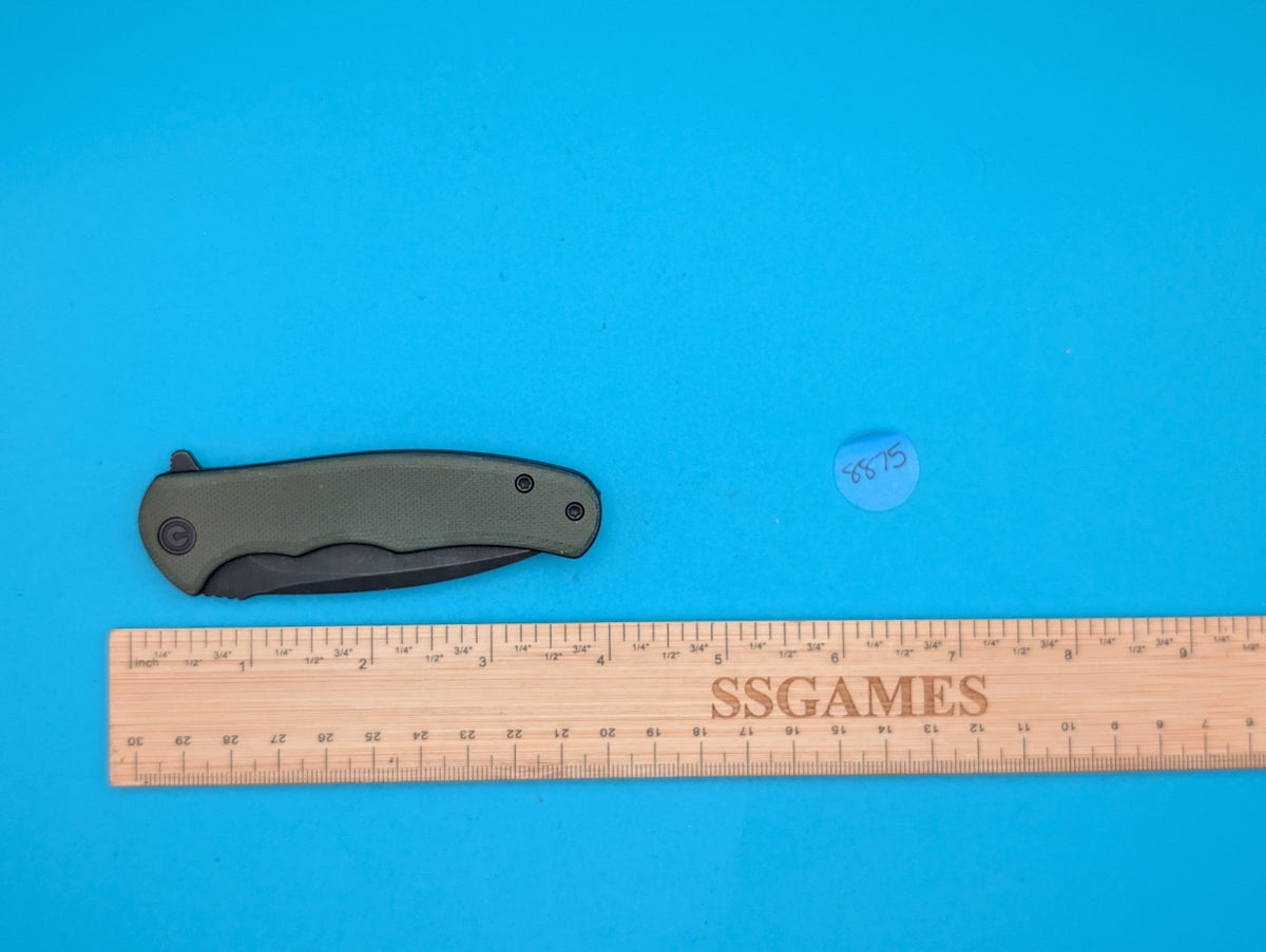 Civivi Mini Praxis Flipper Pocket Knife Liner Lock Plain Edge Stonewashed Blade!