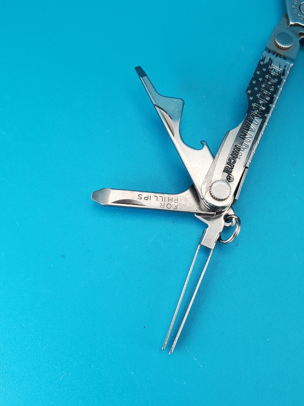 Leatherman Micra Multi-Tool, Knife, Scissors, Key Ring, Stainless! *SCOTT PRYCE*