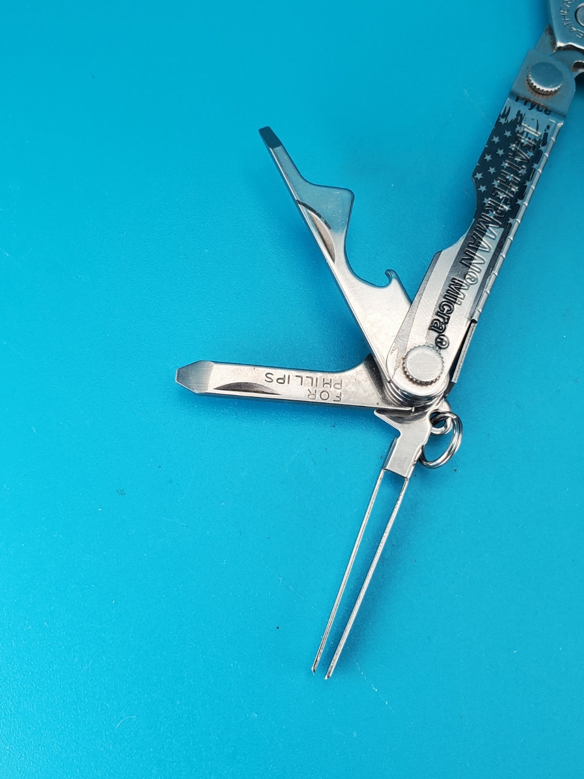 Leatherman Micra Multi-Tool, Knife, Scissors, Key Ring, Stainless! *SCOTT PRYCE*