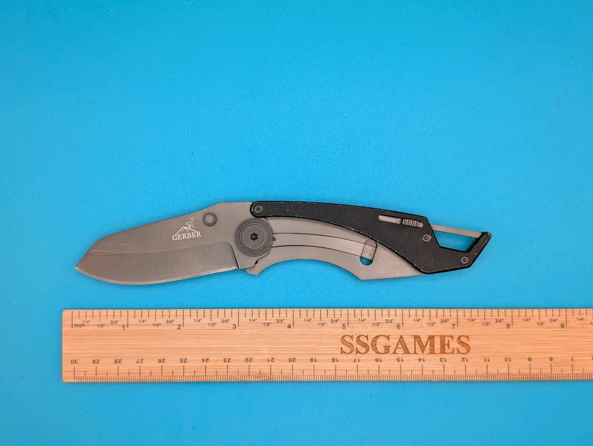 Gerber Descent II Plain Edge Folding Pocket Knife! Discontinued