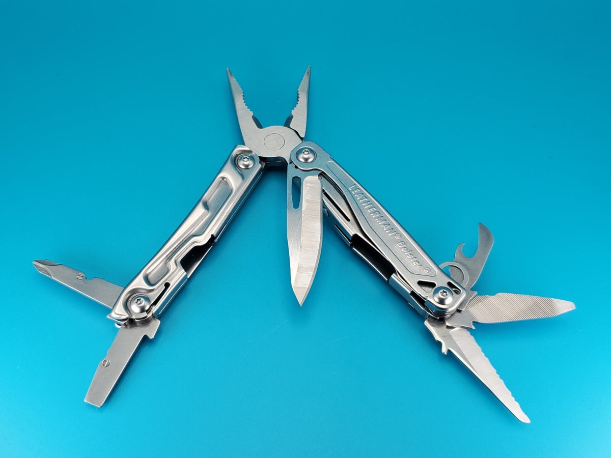 Leatherman Bolster 13 Tool Stainless Steel Multi-Tool! WITH SHEATH! NICE!