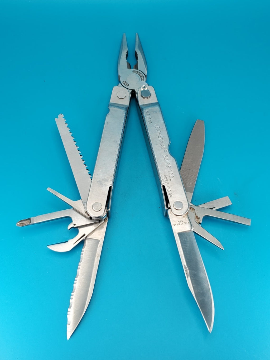 LEATHERMAN Super TOOL Multi Function Tool PLIERS, Stainless! 09/95 DATE