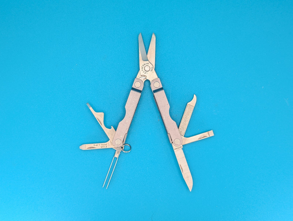 Leatherman Micra Multi-Tool Knife Scissors Key Ring! MIXED COLORS! LOT OF 5!