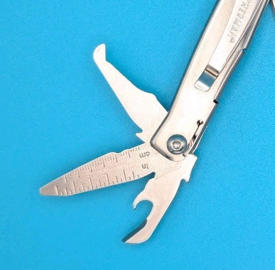 Leatherman Rev 3.8" Multi-Tool, Stainless! With Sheath!