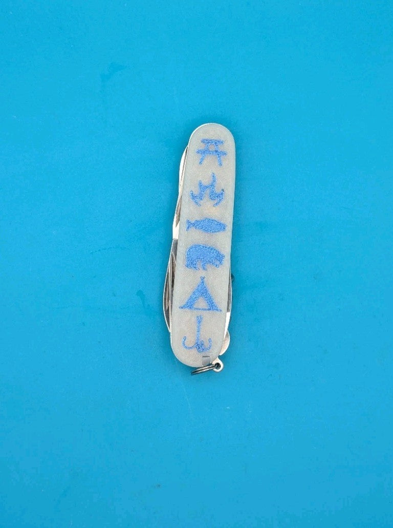Custom Victorinox Climber Glow in the Dark Swiss Army Knife Multi Tool!