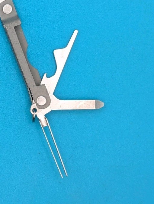 Leatherman Micra Multi-Tool, Knife, Scissors, Key Ring, Winter Fog!