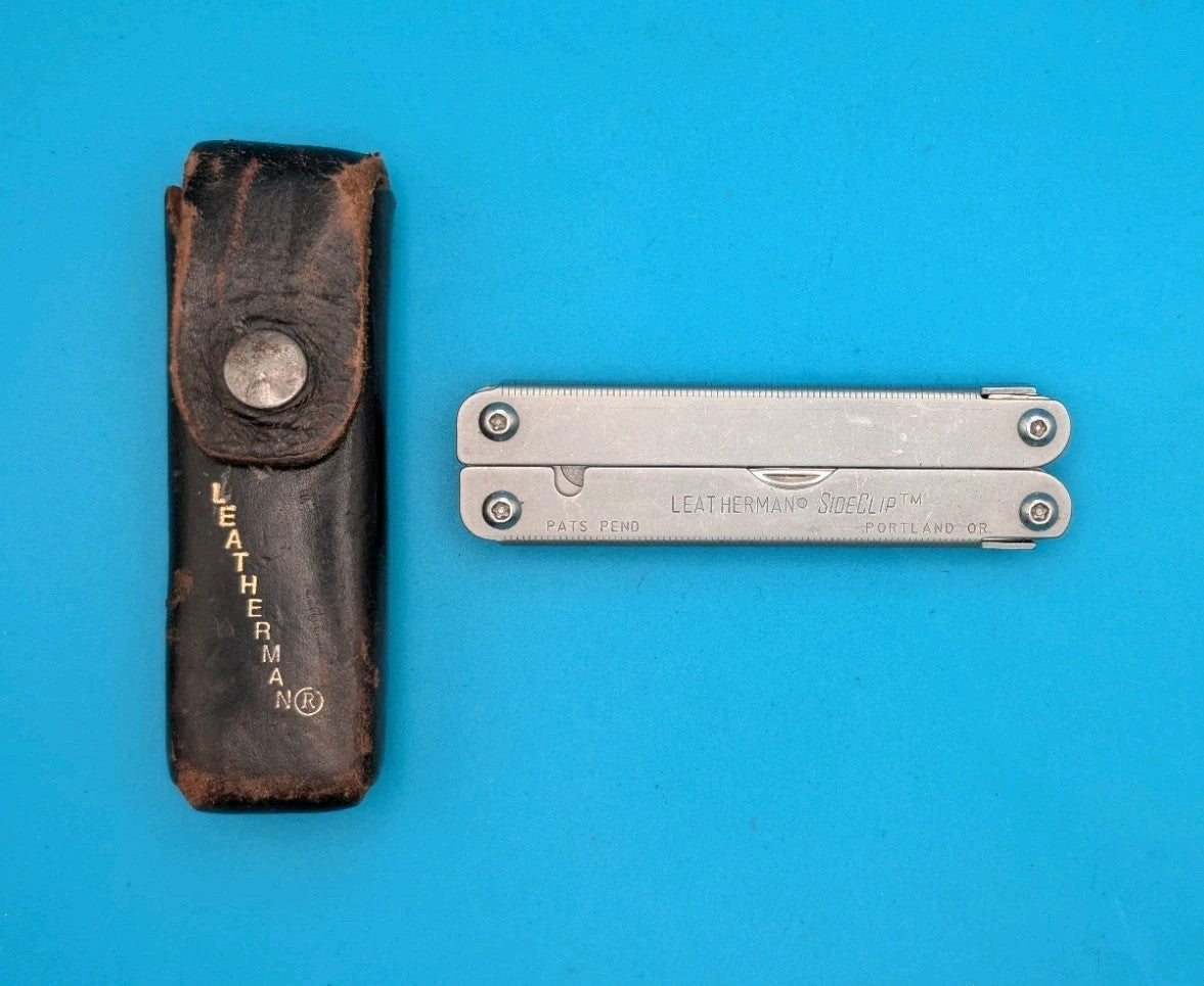 Leatherman SideClip Multi-Tool! 06/97 DATE STAMP! RARE! WITH SHEATH!