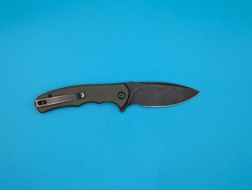 Civivi Mini Praxis Flipper Pocket Knife Liner Lock Plain Edge Blade! Olive Green