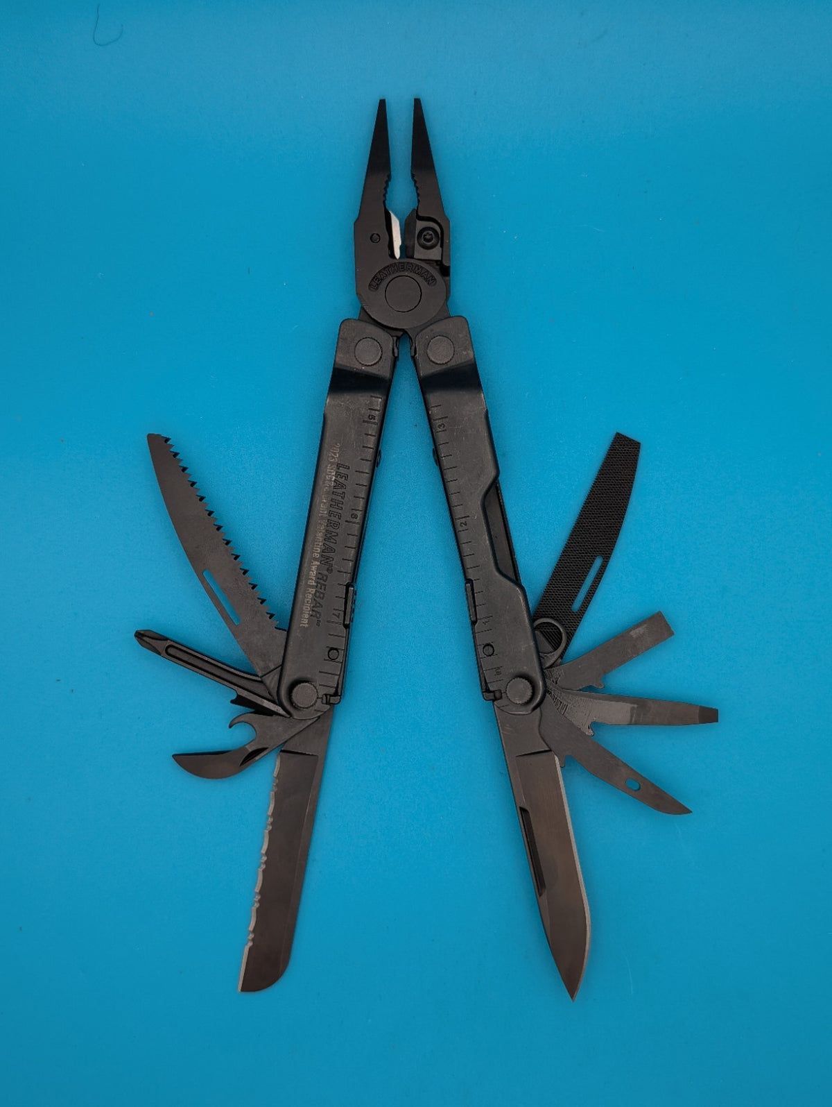 Leatherman Rebar Multi-Tool! Free Shipping! BLACK OXIDE! *2023 GRANT VALENTINE*